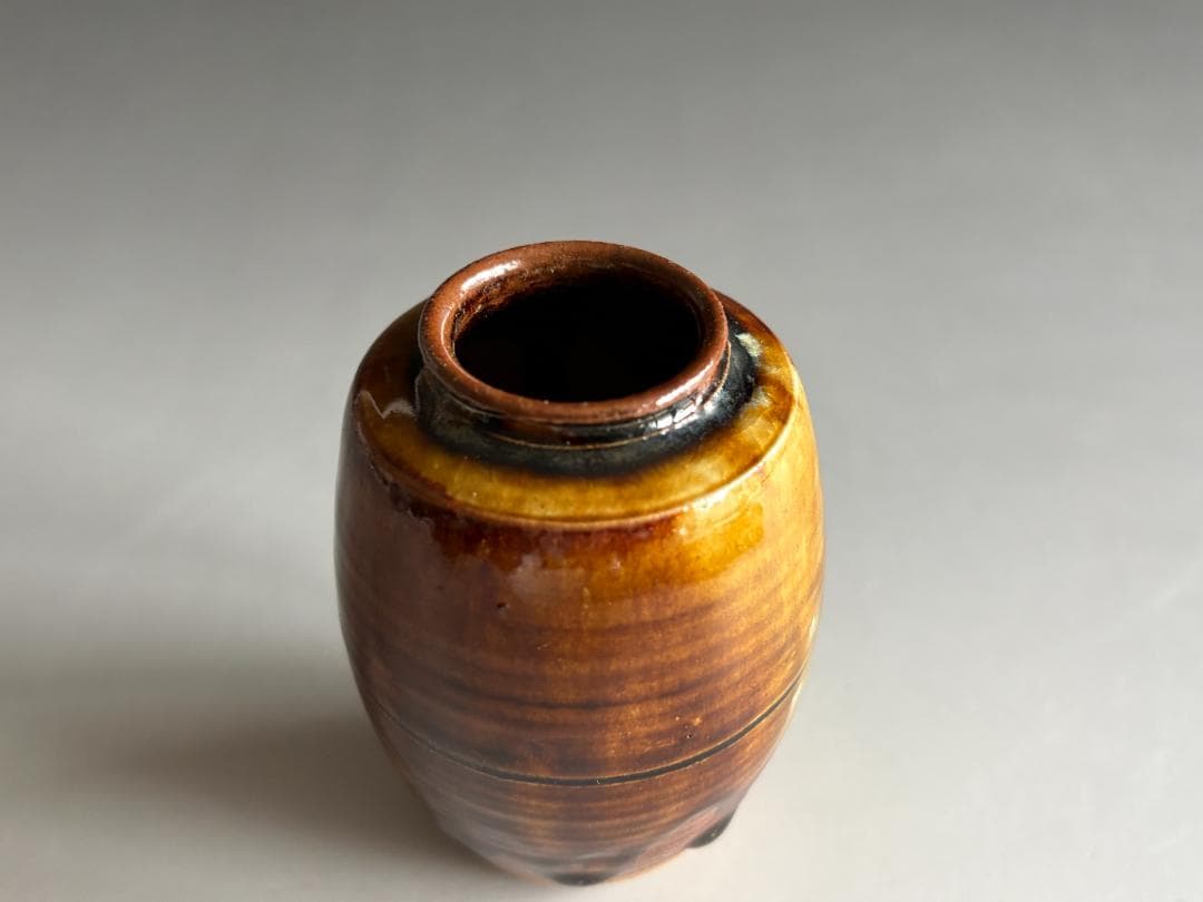 秀久作　瀬戸釉茶入　久田宗也　尋牛斎書付　銘「瑞雲」　茶道具　表千家