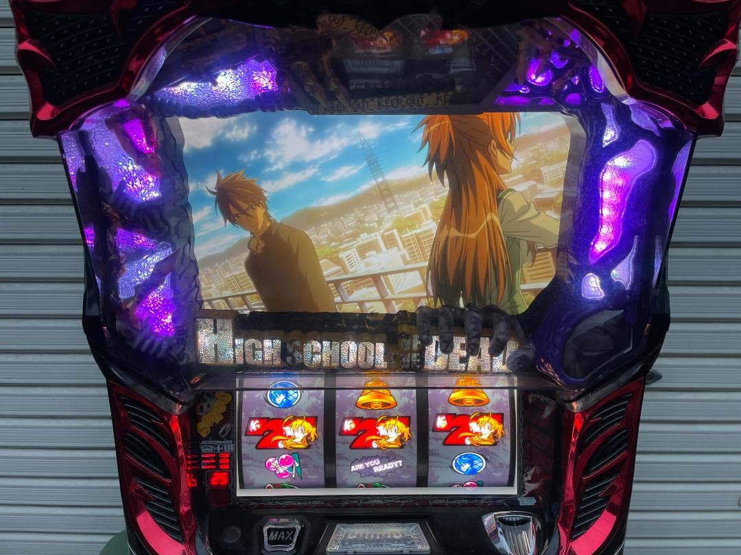 ★ パチスロ 実機 学園黙示録 HIGHSCHOOL OF THE DEAD