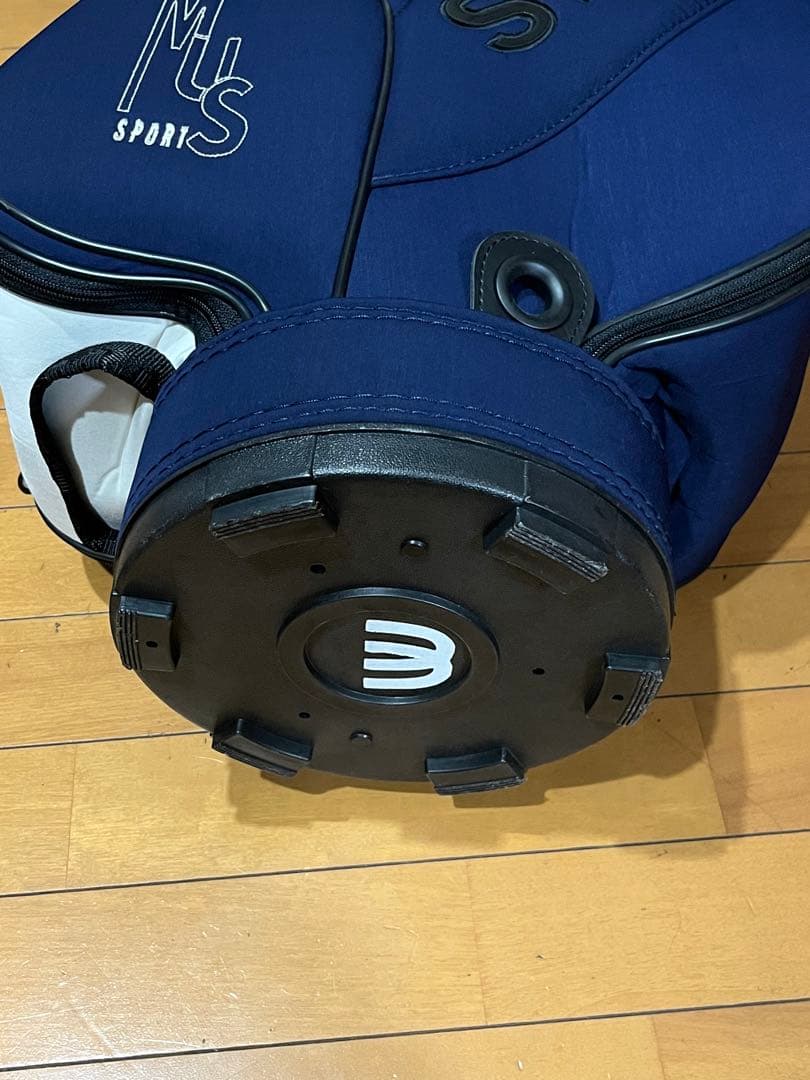 使用感極小　M.U SPORTS ネイビー キャディバッグ　レディース　ウエサコ