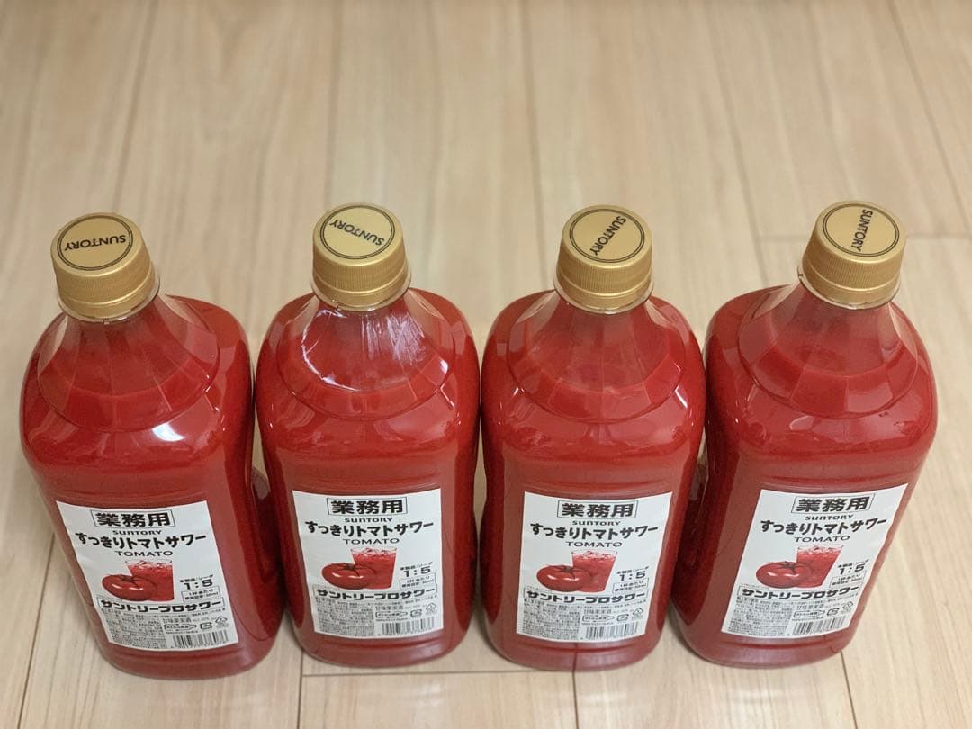 【新品未開封】すっきりトマトサワー 業務用 1.8L 4本セット サントリー