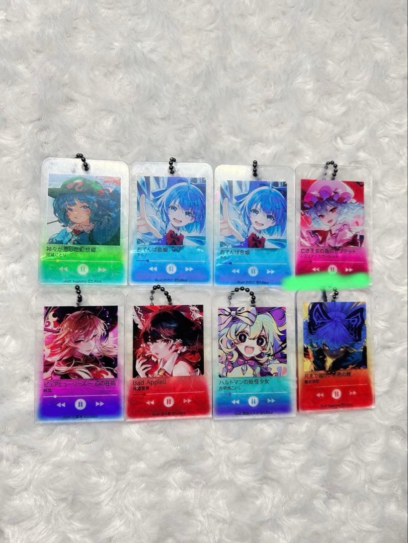 東方Project ダイソーコラボ まとめ売り 缶バッジ キーホルダー