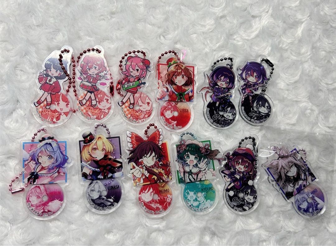 東方Project ダイソーコラボ まとめ売り 缶バッジ キーホルダー