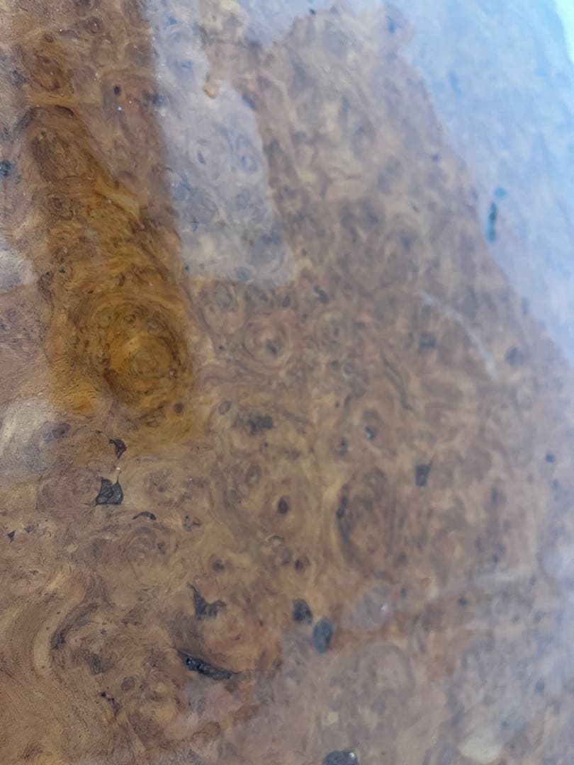 【希少】花梨瘤 衝立 一枚板 天然木 玉杢 花梨瘤杢 スタンド付）