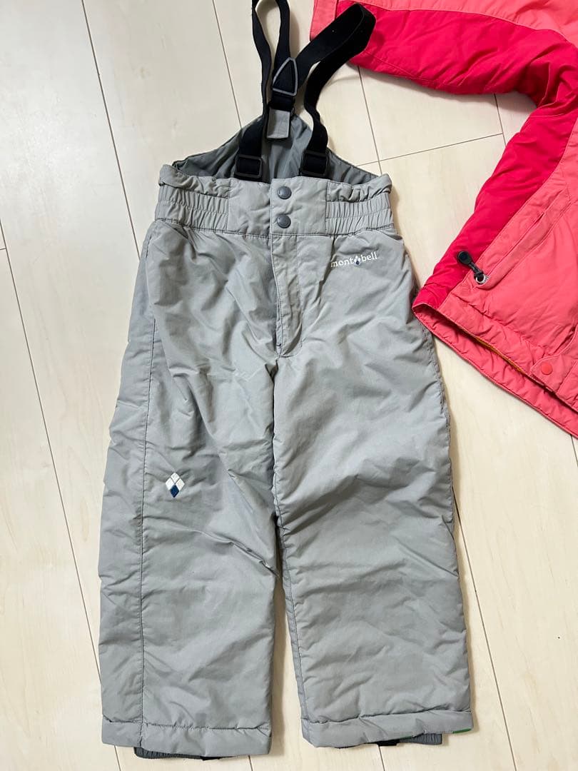 mont-bell 子ども用スキーウェア 上下セット