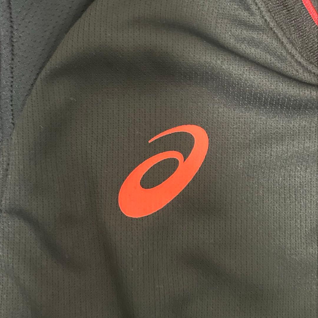 asics 日本代表 バレーボール ナショナルチームモデル L 国旗ワッペン