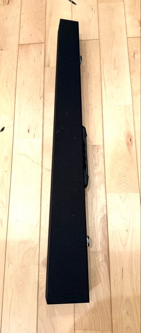 コントラバス　フランス式弓 木製 茶色 フランス、ドイツ両用ケース付き