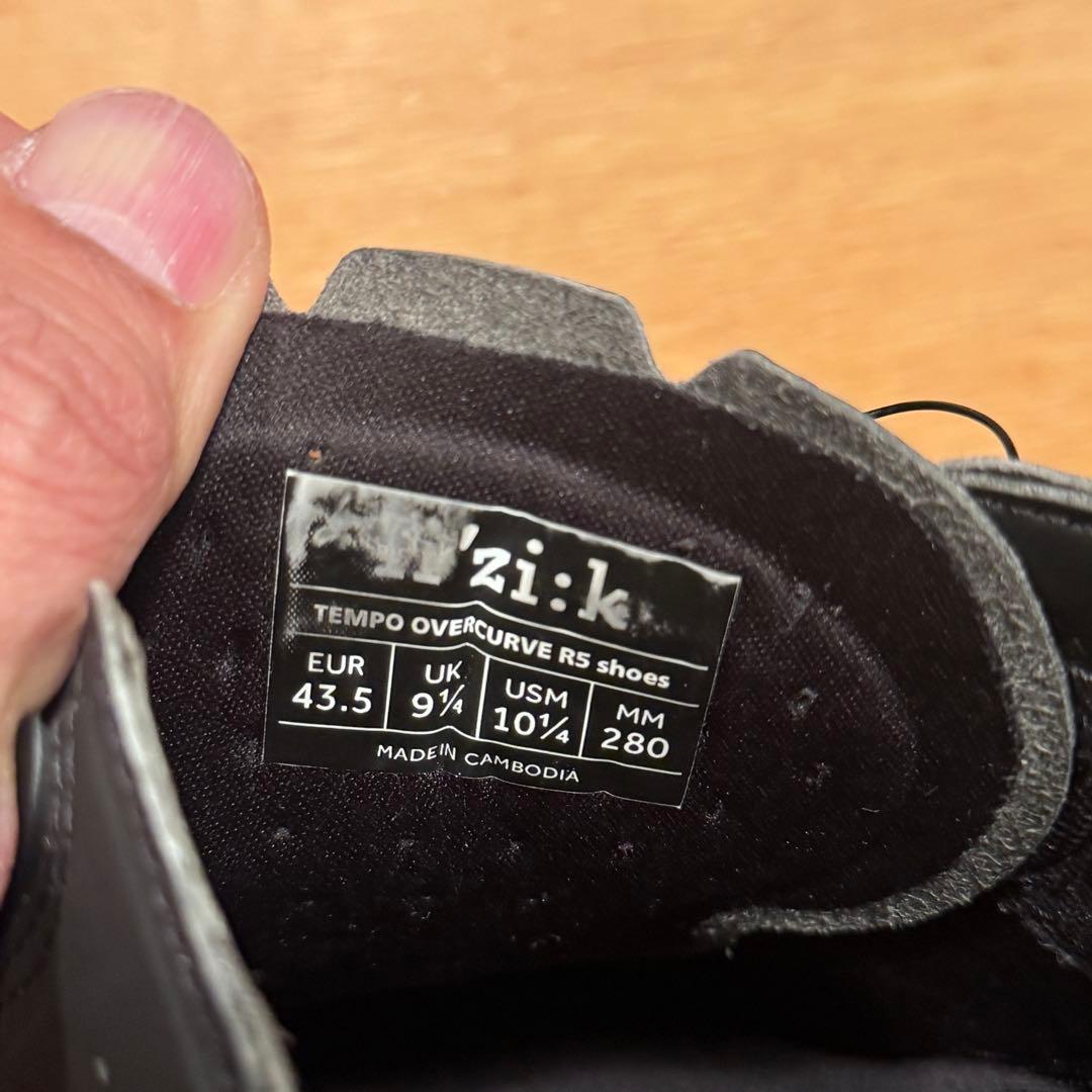 fi'zi:k Tempo ビンディングシューズ ブラック 43.5