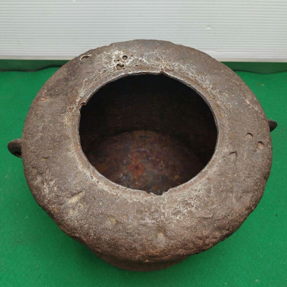 1*0様 鉄製 茶道具 釜 茶釜 筒釜