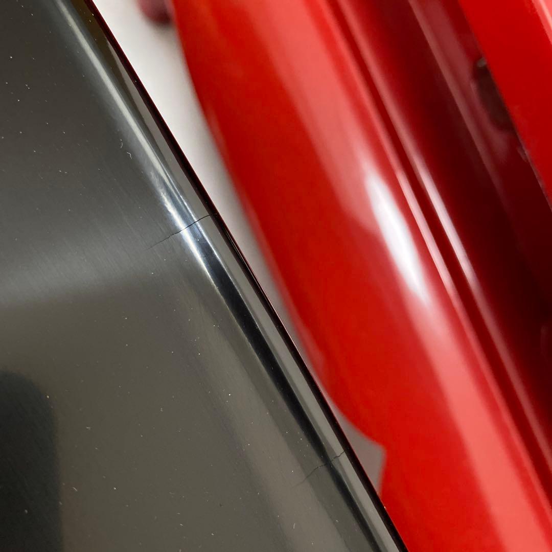 木製どつしりとした台　赤大　黒小未使用