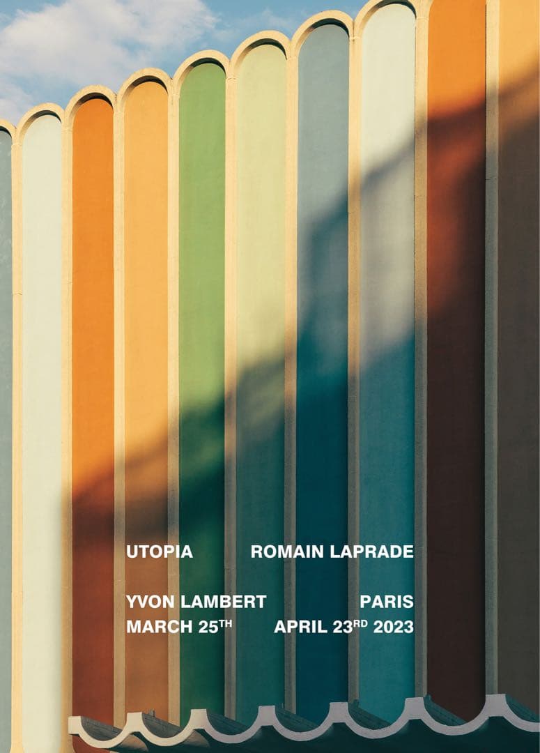 日本未入荷 額装付 Romain Laprade 希少なParis展覧会ポスター