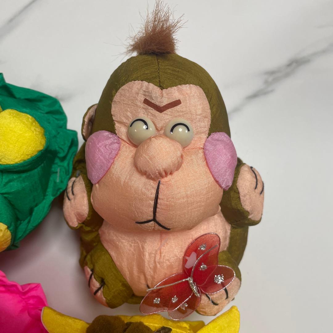 【美品】フリーダム　昭和レトロ　アニマルぬいぐるみセット　ナイロン製