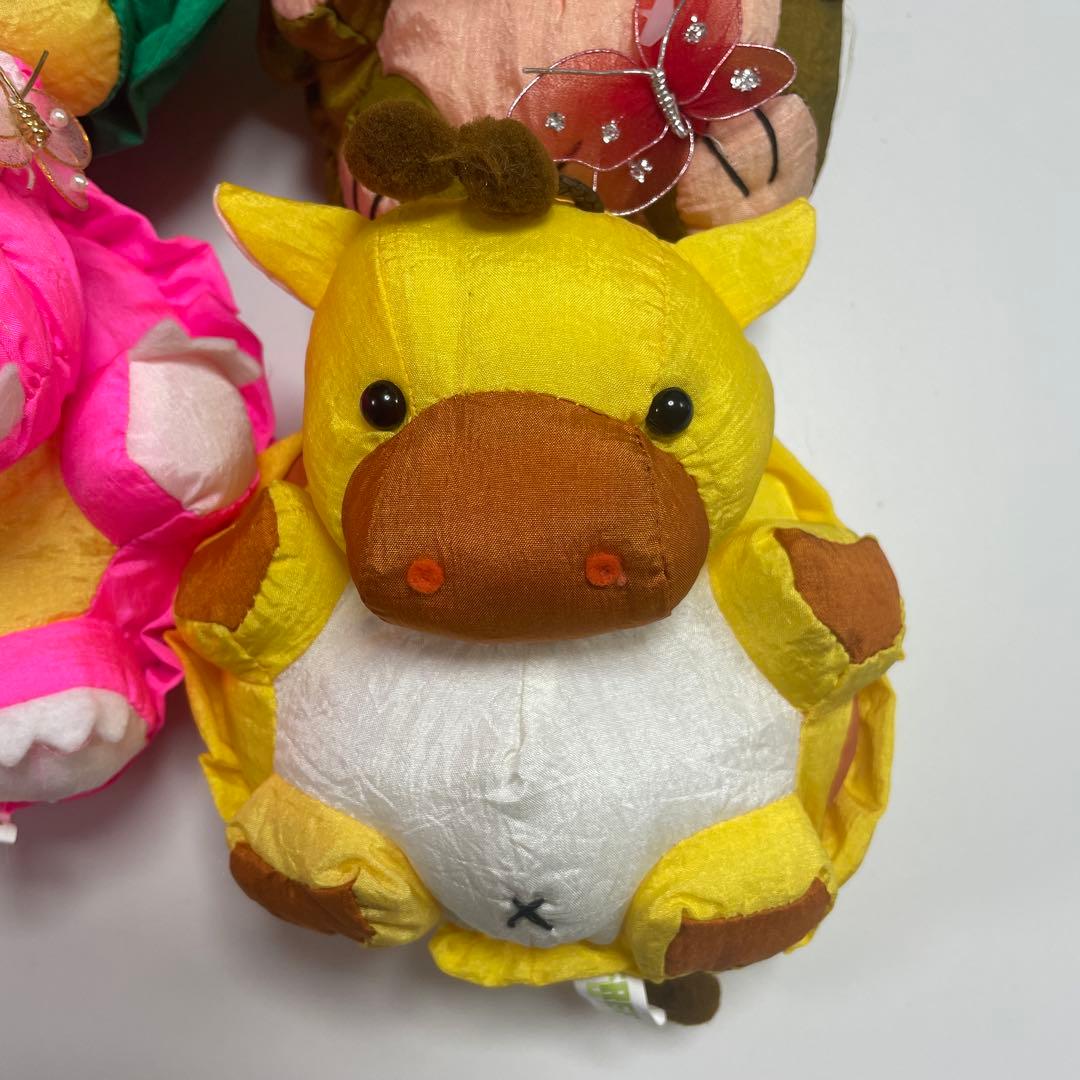 【美品】フリーダム　昭和レトロ　アニマルぬいぐるみセット　ナイロン製