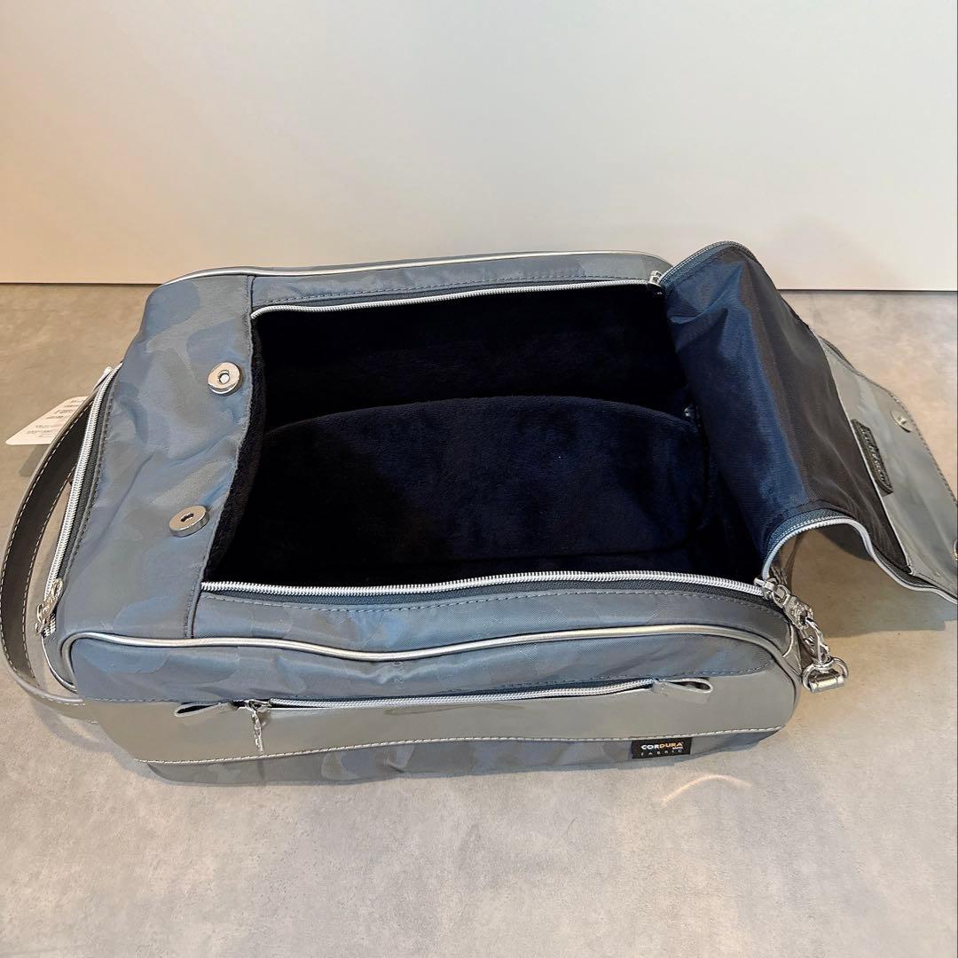 新品 ★ MARK&LONA グレー シューズケース バッグ マーク&ロナ 靴