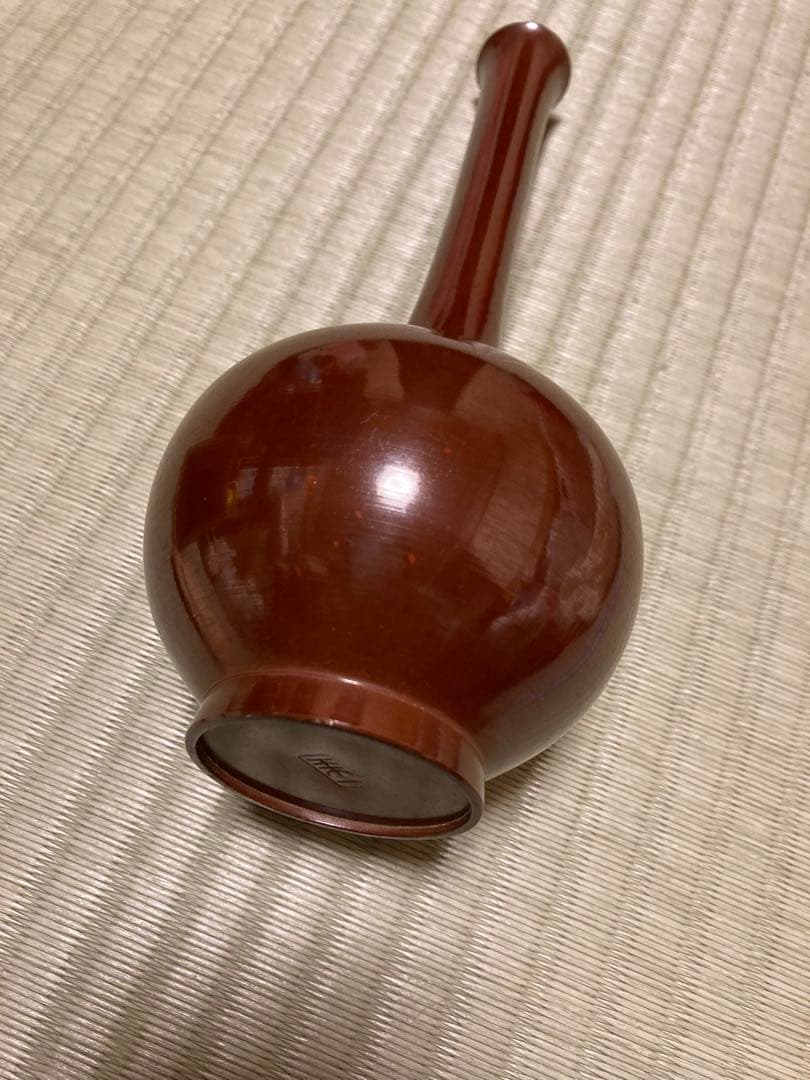 【気まぐれ価格‼️人間国宝‼️】角谷一圭 鋳銅 花瓶 人間国宝 銅製 茶道具 希少