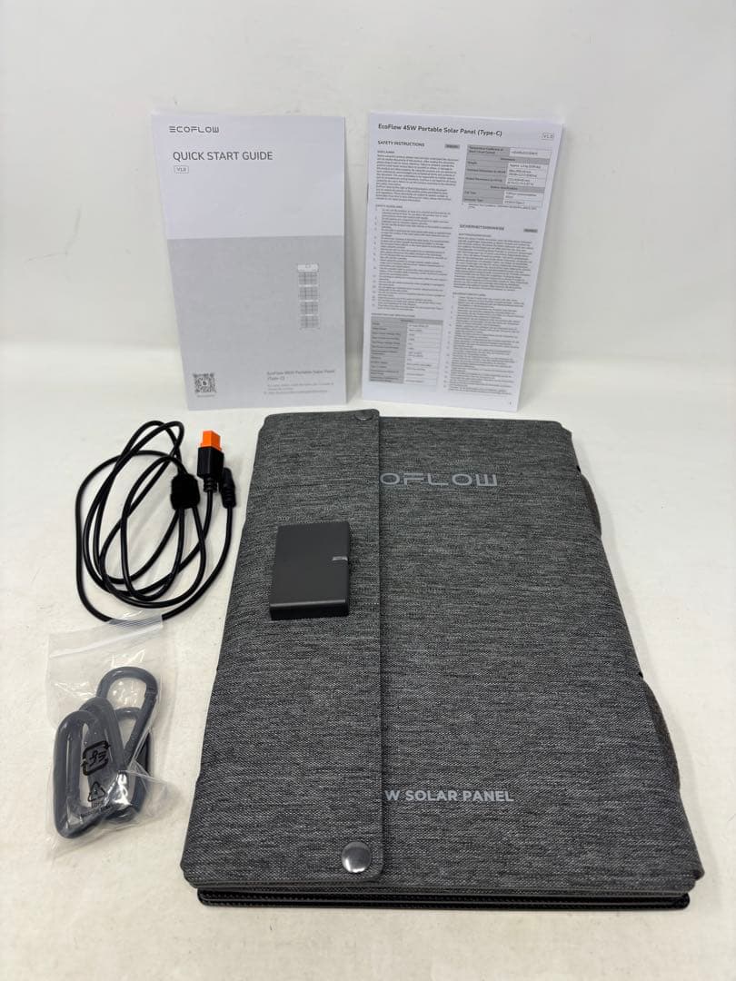 EcoFlow エコフロー 45W ソーラーパネル Type-C