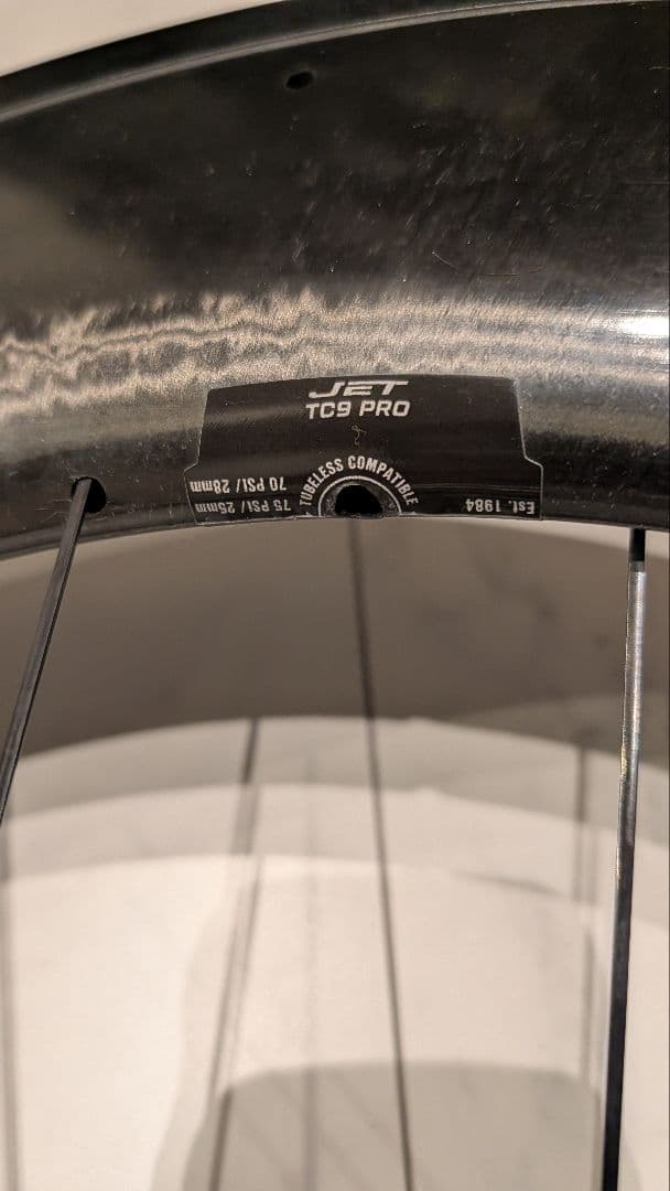 現行　HED JET 9 Plus Track Black　リアホイール