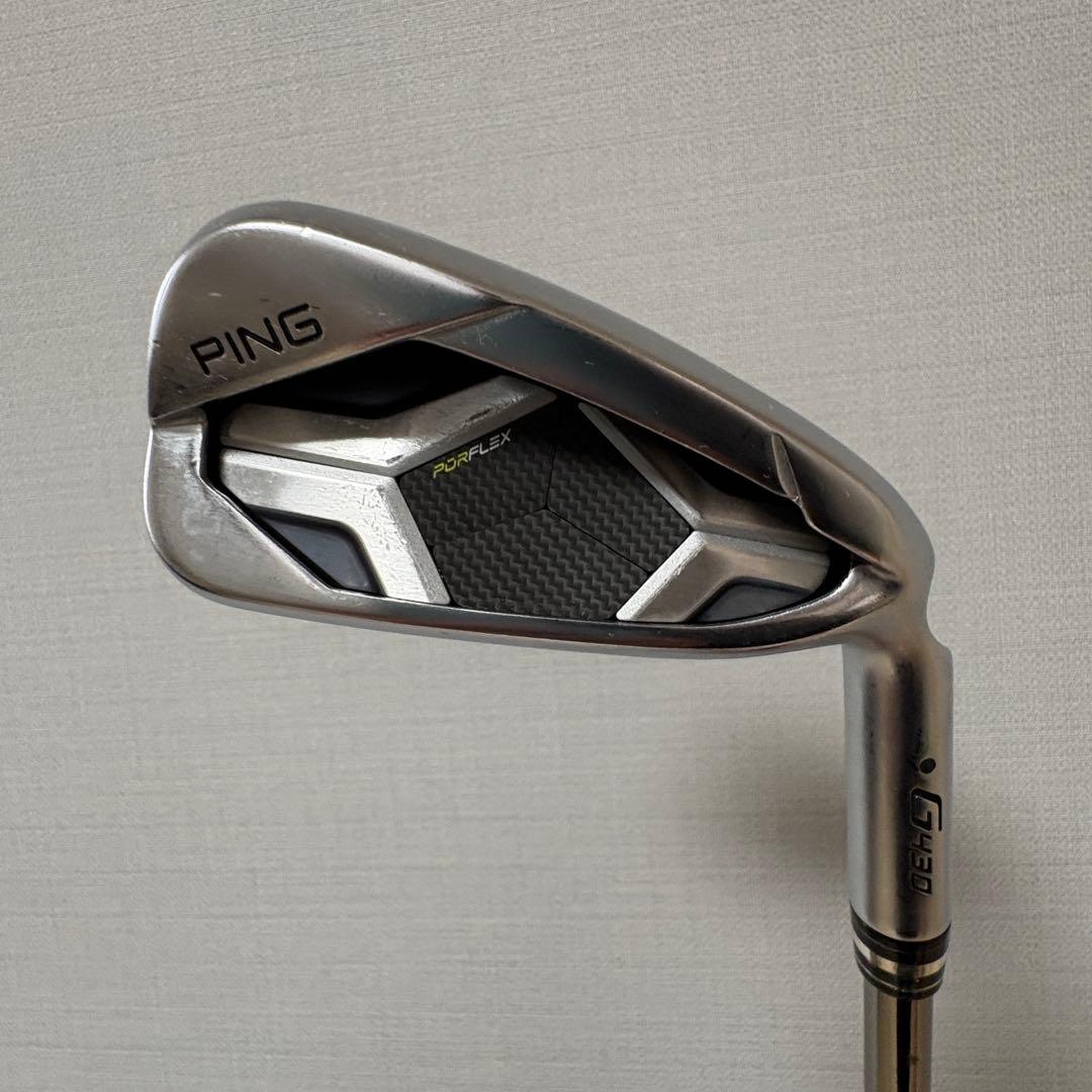 G430 4番アイアン 黒ドット　純正カーボンシャフト フレックスS