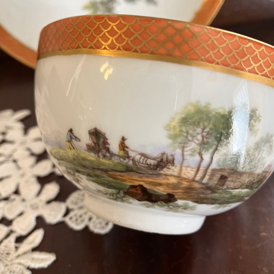 アンティークマイセン マルコリーニ期　ミニアチュールのCS