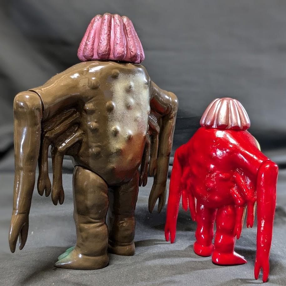 キュドラ「キャプテンウルトラ」登場怪獣（マーミット）ソフビフィギュア２体セット