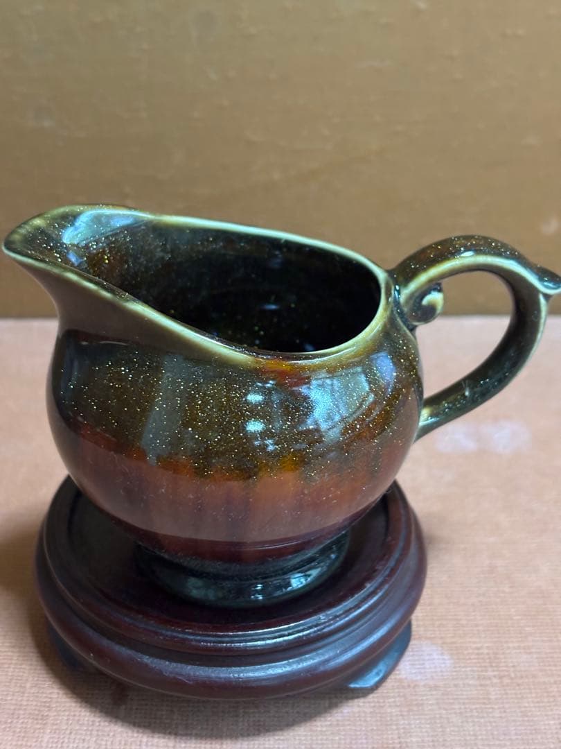 中国福来金運沈純金釉茶器揃　年間限定注門品