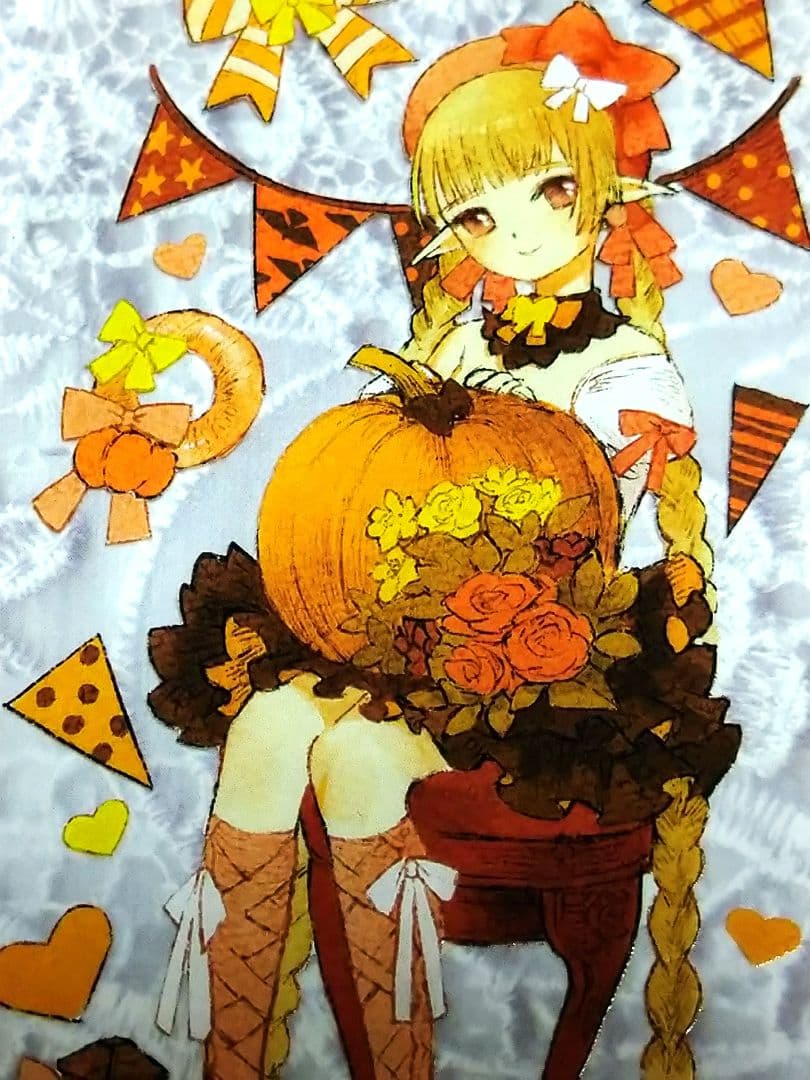 J595＃南瓜派(PET)浮光切り売り海外人物マステ女の子