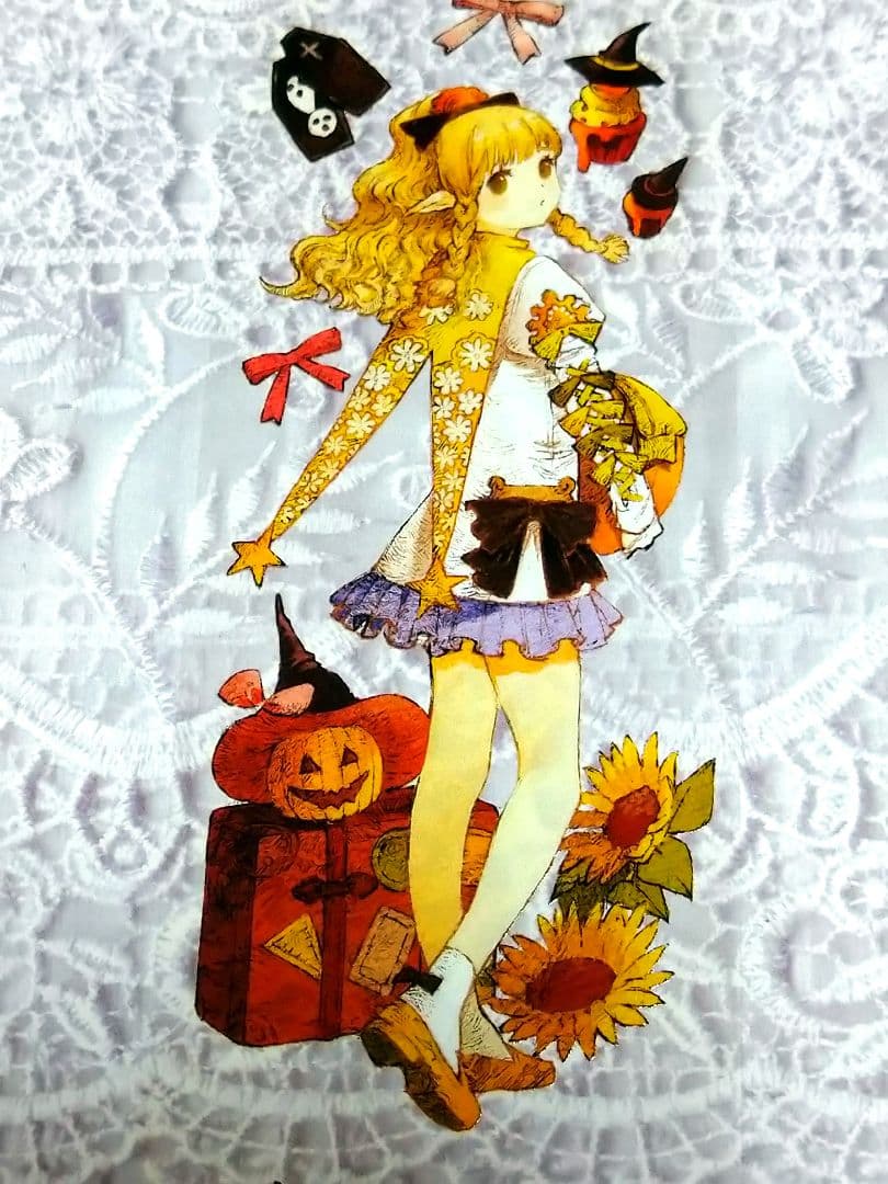 J595＃南瓜派(PET)浮光切り売り海外人物マステ女の子