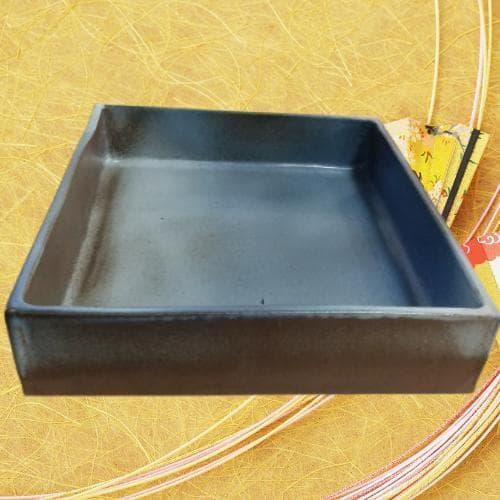 希少【1点物】和食器▷正方形深皿 フタ付 重箱一段 A ▶ほか