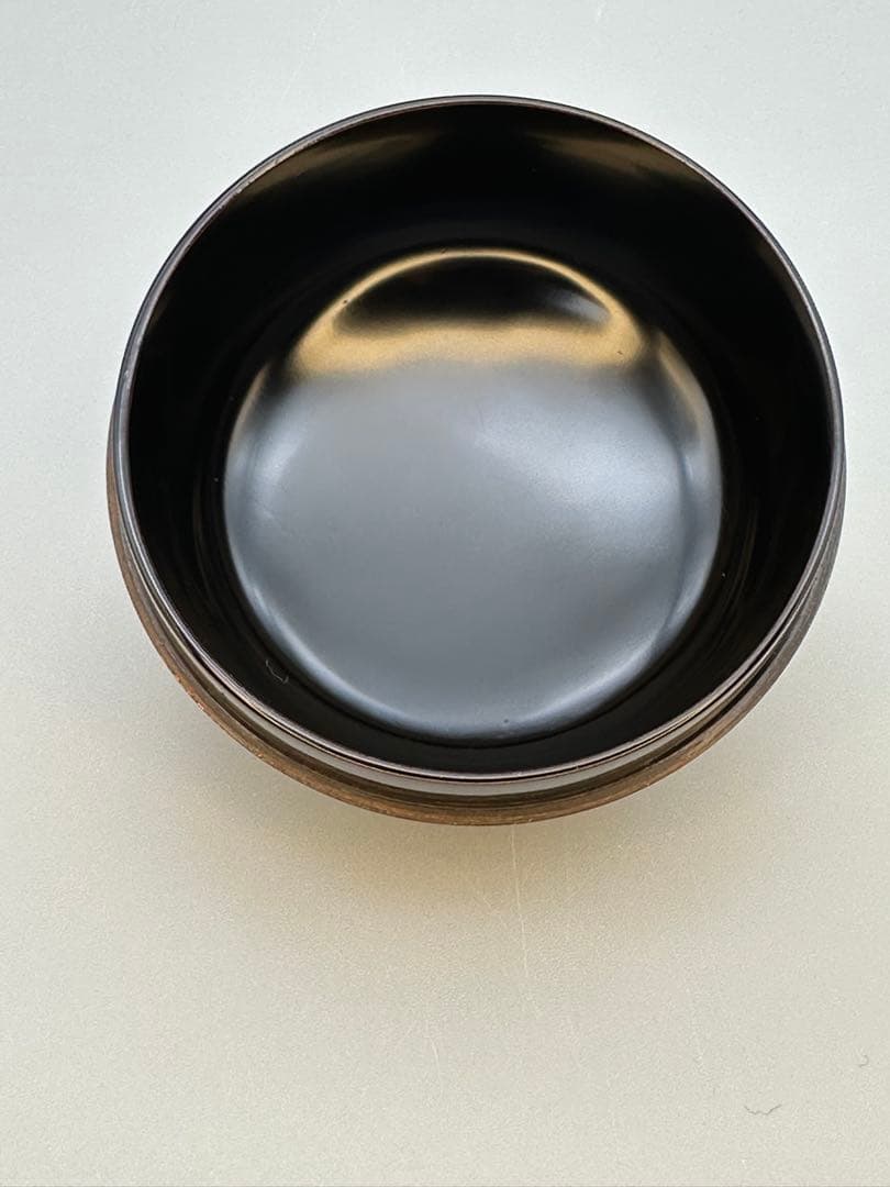 茶道具　棗　華山　金雲竹　平棗