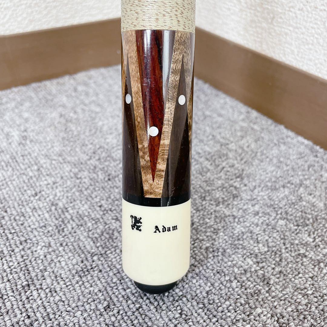 Adam アダム ビリヤードキュー 8ケン ケース付き