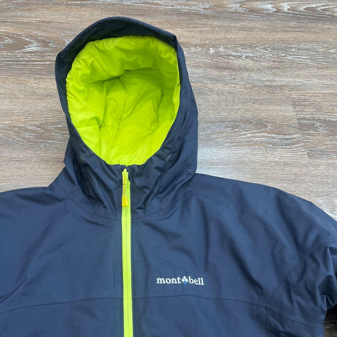 mont-bell モンベル　140スノーウェア　ジャケット　スキーウェア　紺色