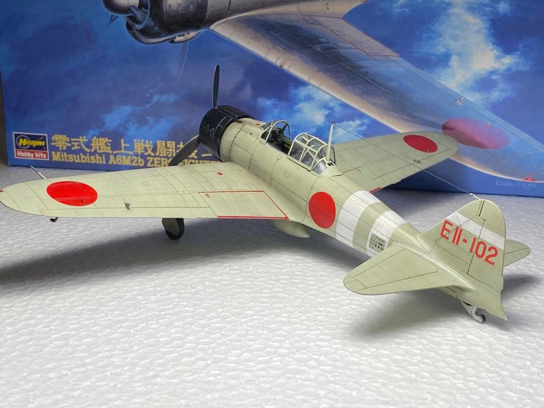 完成品　零式艦上戦闘機21型 空母　瑞鶴所属撃墜王　岩本徹三　零戦