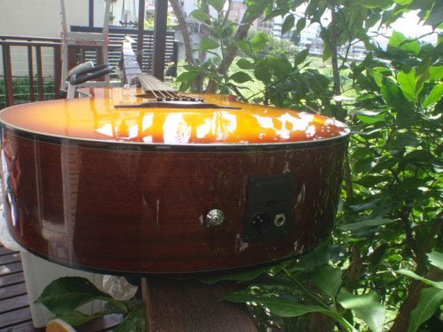 Ibanez AEJ7E-HS エレアコ ブリッジ補修ありますが良く鳴ります