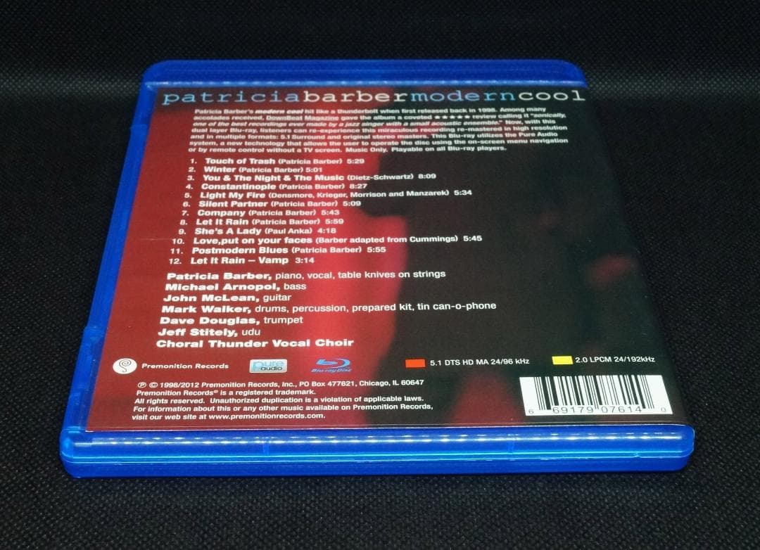 【Blu-ray Audio】パトリシア・バーバー 「モダン・クール」サラウンド