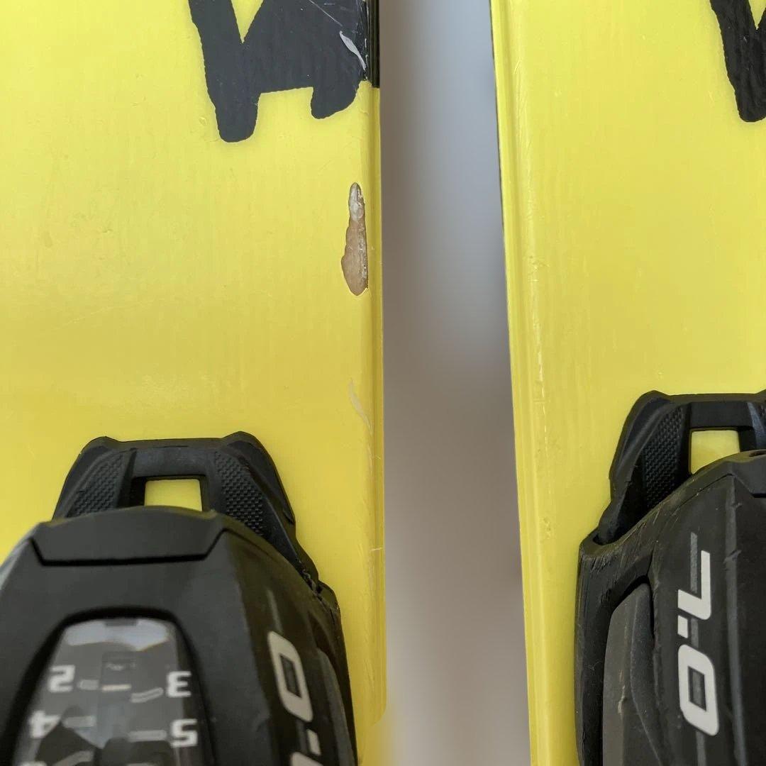 Völkl イエロー スキー板　ツインチップ