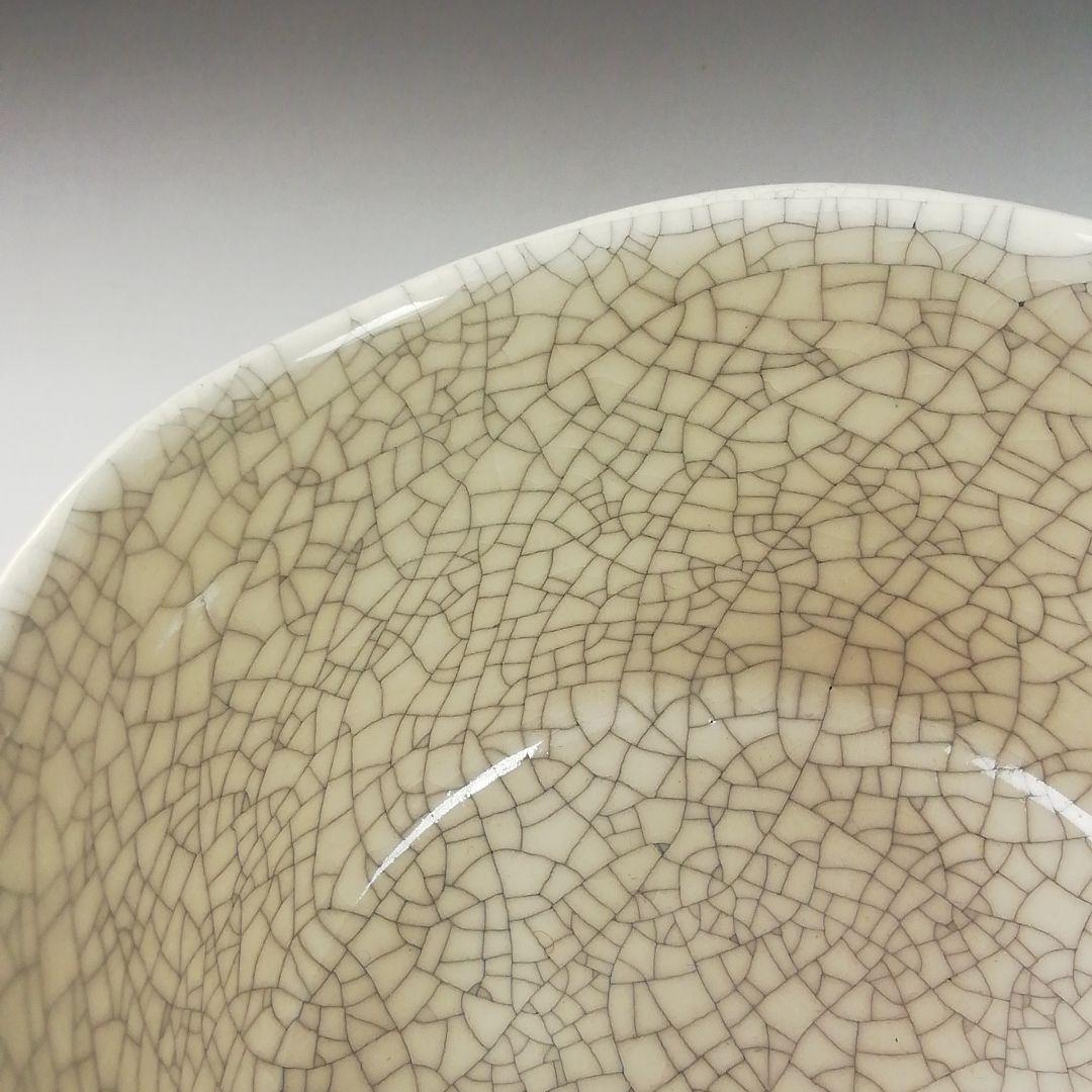 Ｗ２２４　茶碗　『松ノ絵』『川崎和楽 造』　共箱　抹茶碗　茶道具