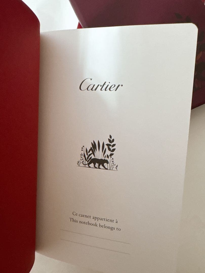 【新品未使用】Cartier カルティエ パンテールノート 2冊セット　非売品