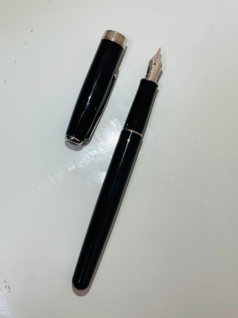 Parker 万年筆 黒 K18.0750