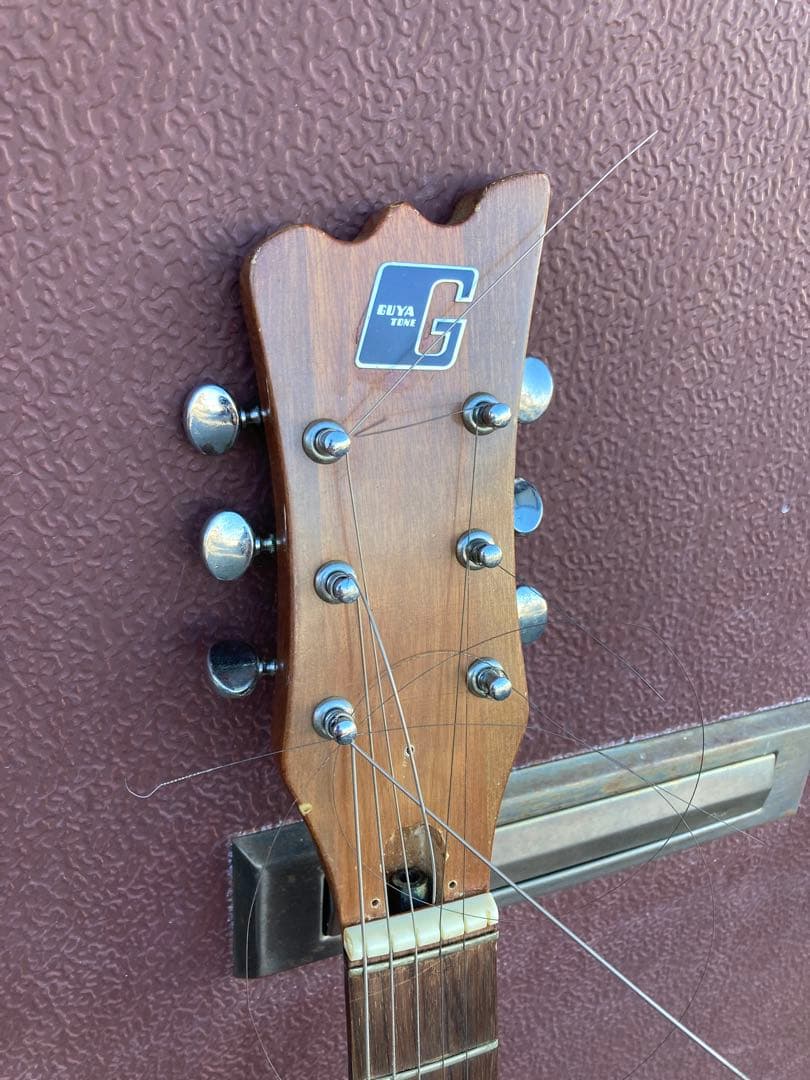 オレンジ マーブル エレキギター ハムバッカー