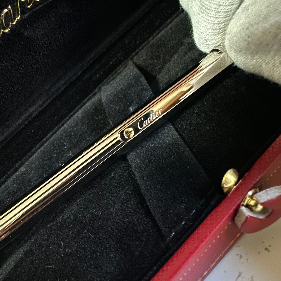 【100%本物】Cartier ボールペン ストライプデザイン　箱付き