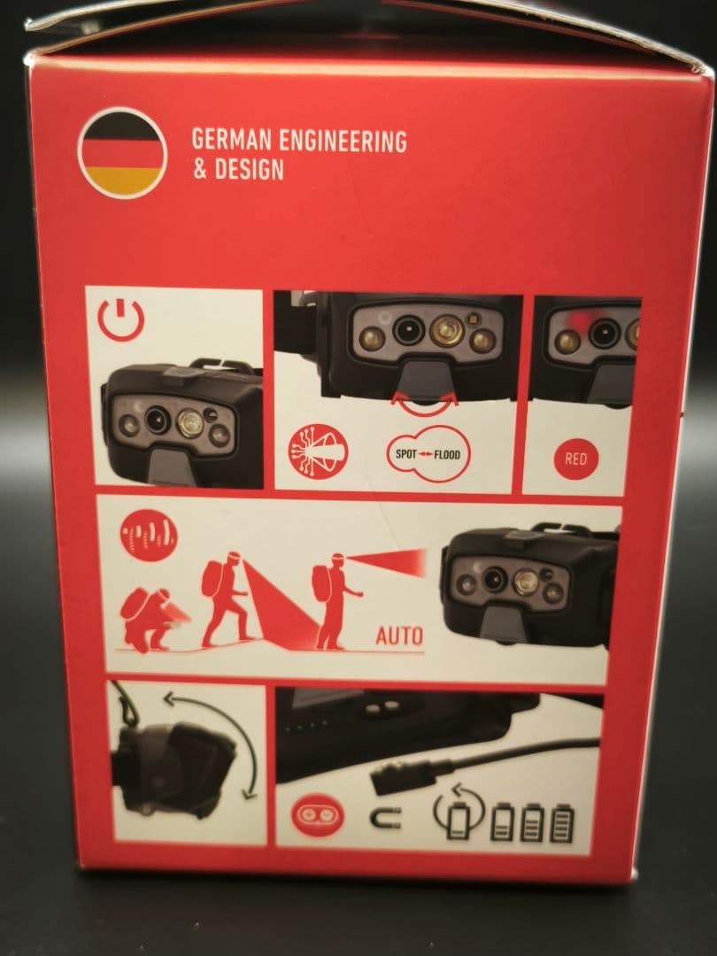 【新品】LEDLENSER HF8R Core レッドレンザー 1600lm