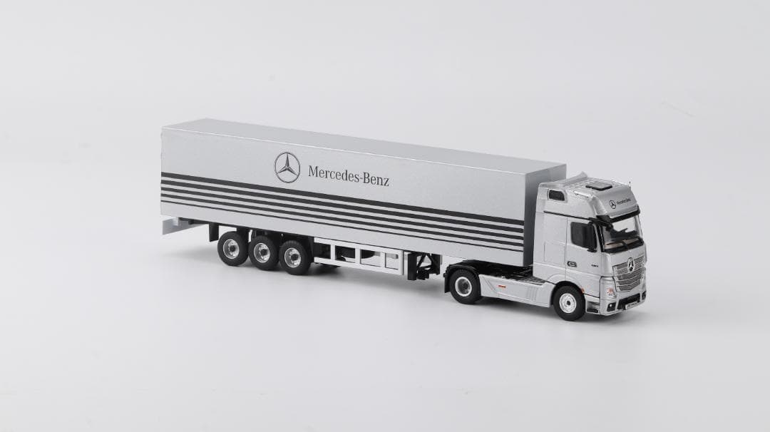 メルセデスベンツ- シルバーのクラシックモデル 模型 #玩具＃＃ギフト＃