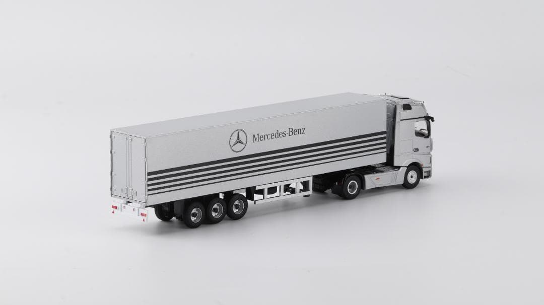 メルセデスベンツ- シルバーのクラシックモデル 模型 #玩具＃＃ギフト＃