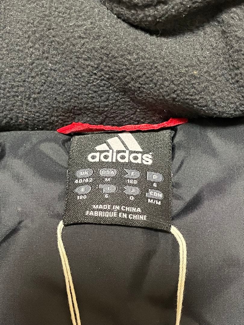 adidas ドイツ代表 Mercedes Benzベンチコート 赤黒 新品