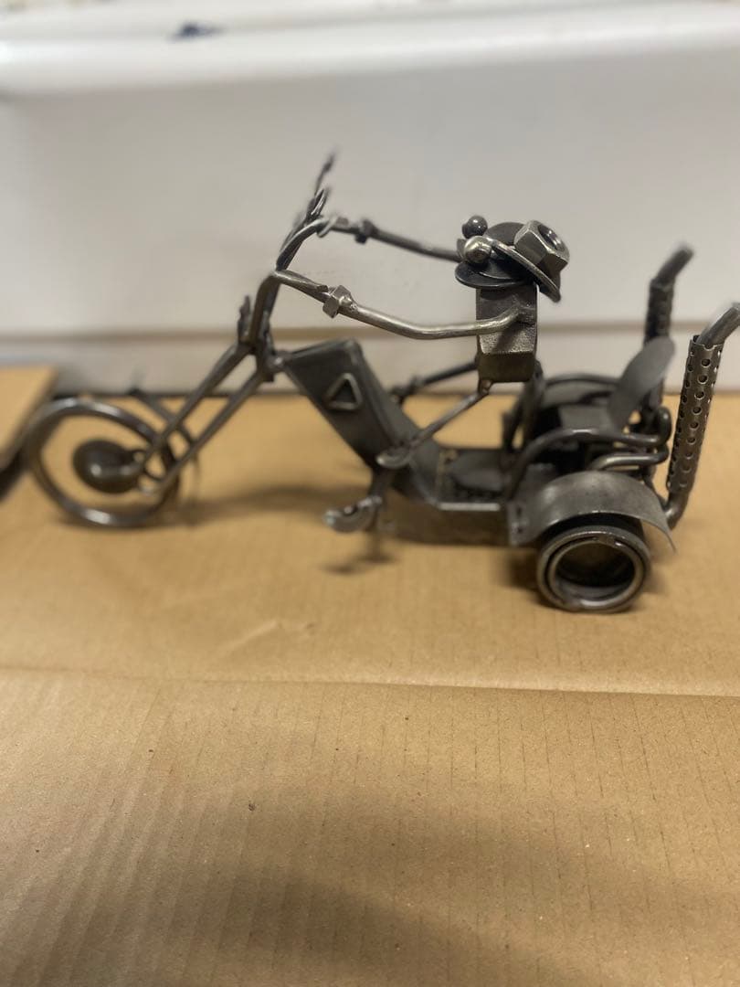 金属製バイクミニチュアアート3点セット