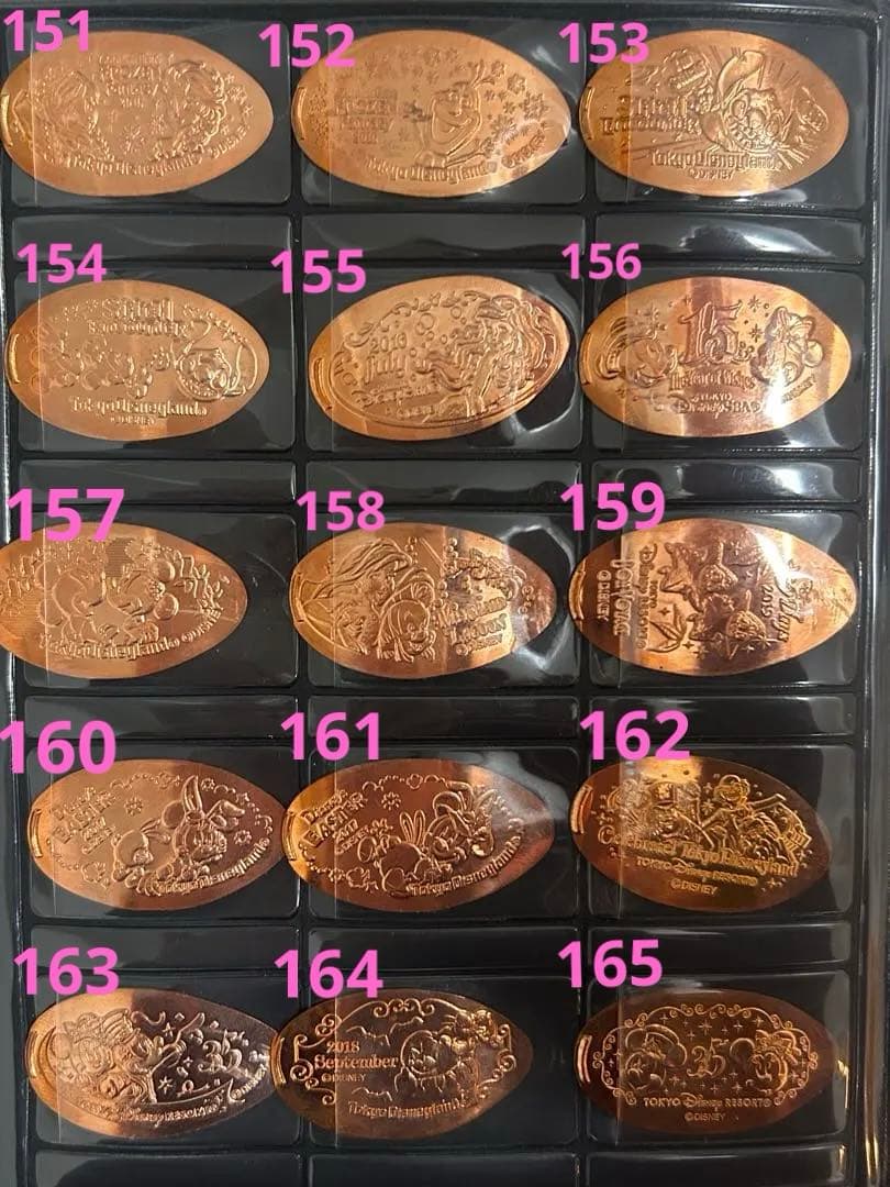 ディズニー　スーベニアメダル　2010-2021　スーベニアケース