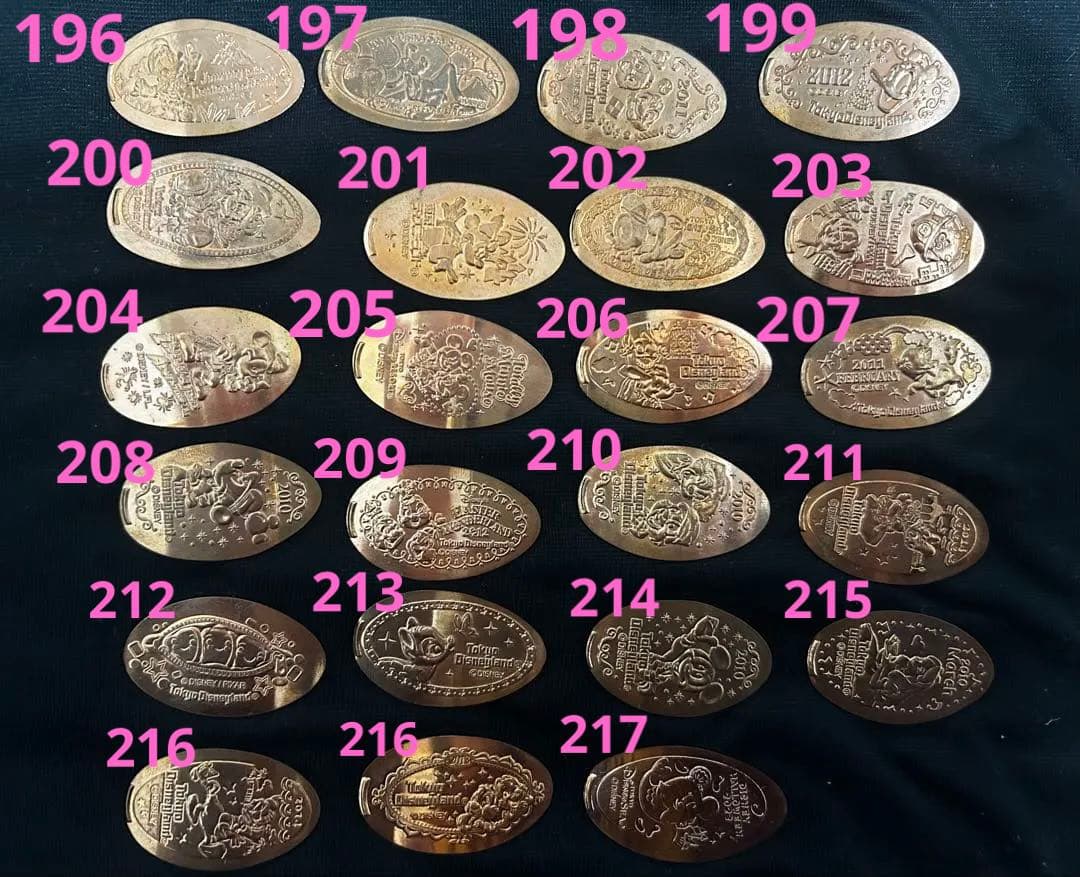 ディズニー　スーベニアメダル　2010-2021　スーベニアケース