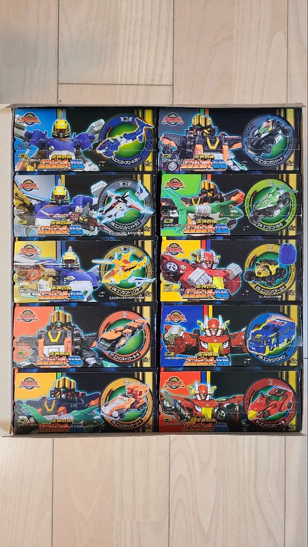 ミニプラ 炎神合体エンジンオーＧ９ コンプリート未開封【BOX付き】