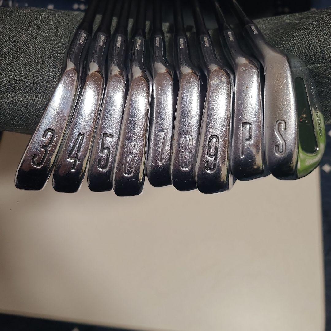 ゴルフセット NikeGolfキャディバッグ ブリヂストンアイアンセット メンズ