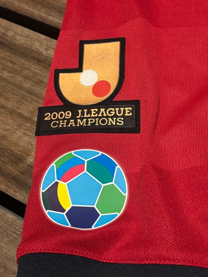 鹿島アントラーズ　2010年　優勝ワッペン　内田篤人　ユニフォーム　新品　希少