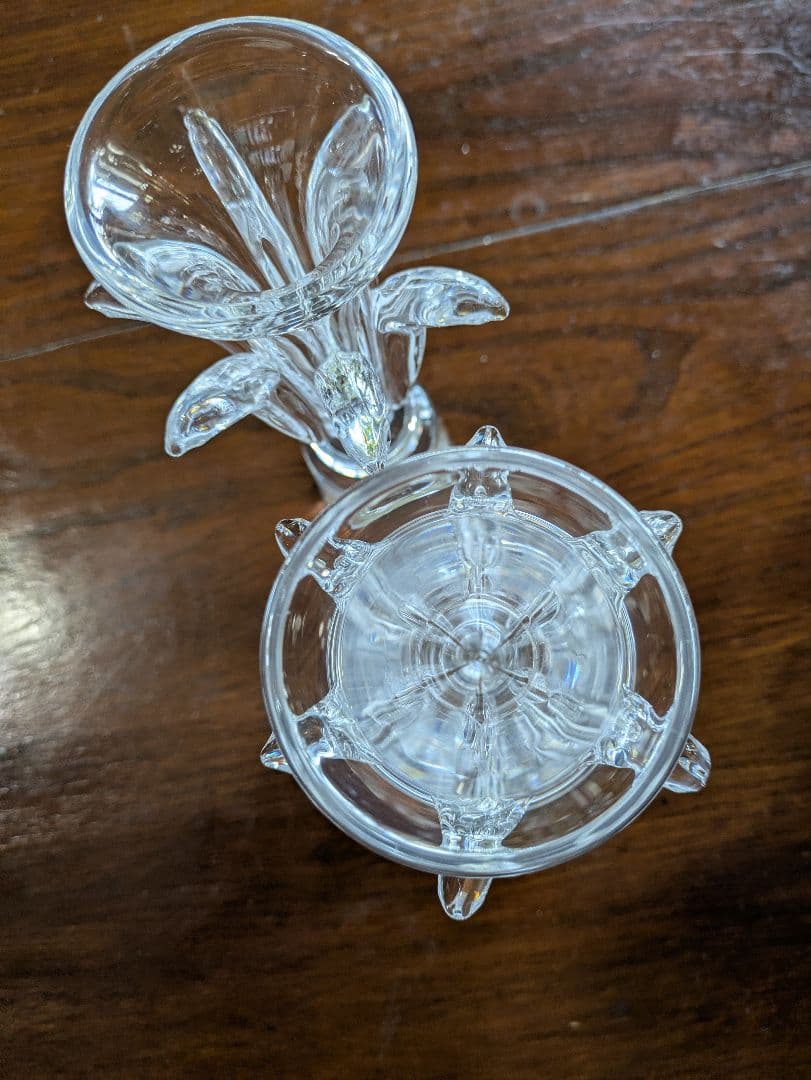 レア　Steuben　クリスタル　ヴェルサイユ 　キャンドルスティック 2個